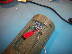 Glued-in LiPo charger