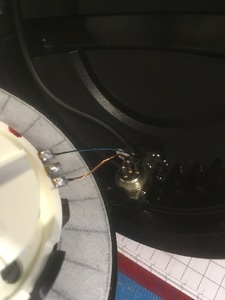 Left speaker soldered on as well