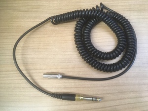 Original cable with newly fitted Mini XLR connector