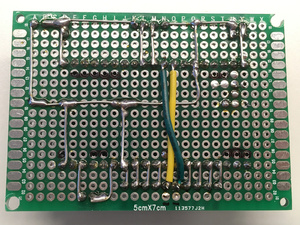Back of controller PCB