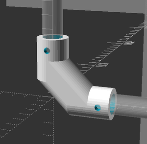 Corner piece for large 32x32 matrix