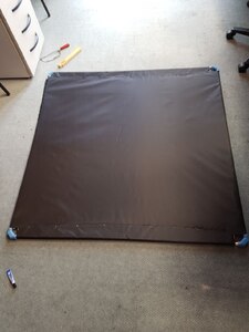 Frame for large matrix, front side
