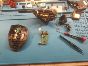 Disassembled MX Ergo